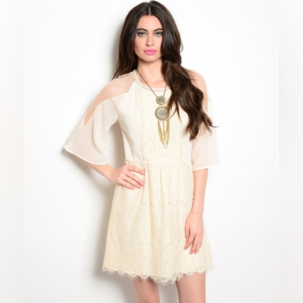 Cream dress